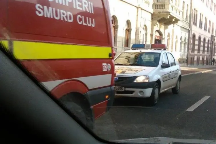 Accident pe o trecere de pietoni de pe Avram Iancu - FOTO