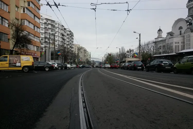 Strada Primăverii din Mănăștur este aproape finalizată - FOTO