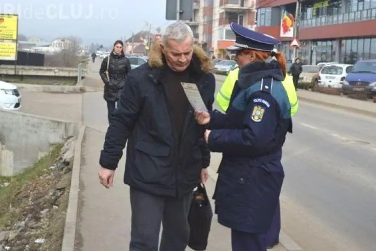 Razie în trafic al Poliției Rutiere Cluj pentru prevenirea accidentelor rutiere