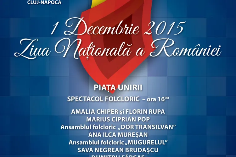 Cluj: Programul Zilei de 1 Decembrie. Vor fi concerte, dar nu vor fi artificii