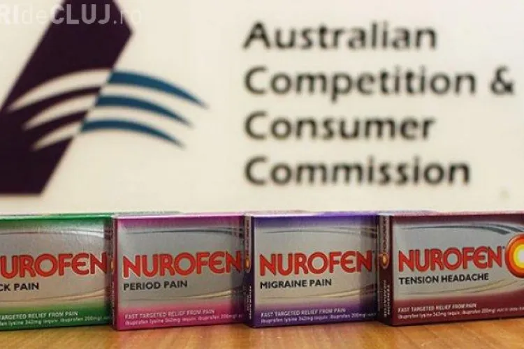 Compania care produce Nurofen, sancţionată pentru că făcea publicitate mincinoasă