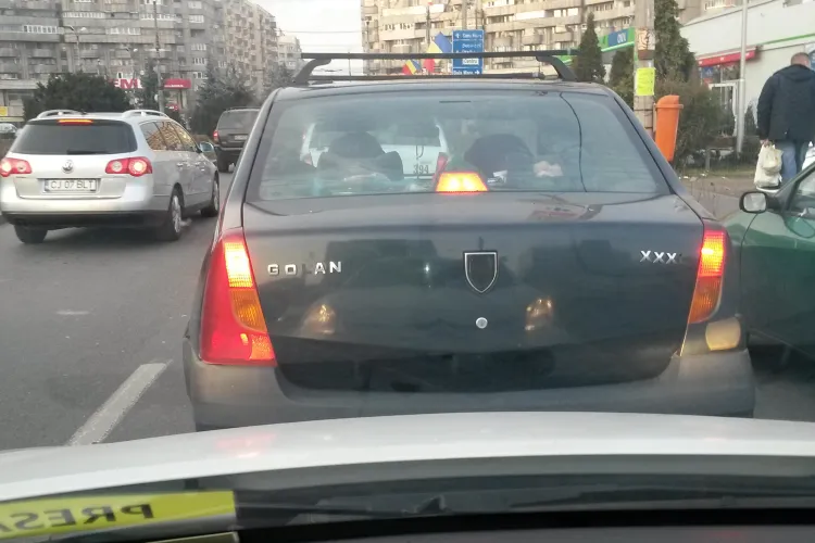 Dacia Golanului circulă pe străzile Clujului - FOTO