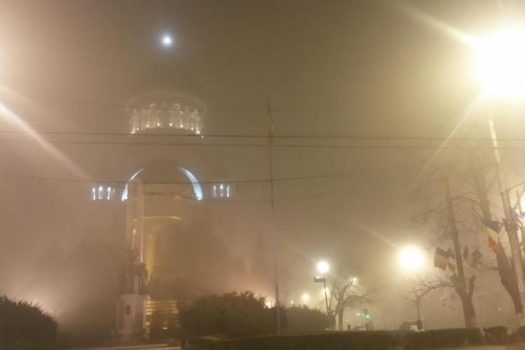 Cod galben de ceață la Cluj. Ce zone sunt afectate