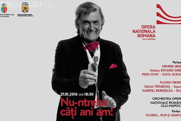 Eveniment special la Opera Cluj pentru a-l sărbători pe Florin Piersic. Primăria a contribuit cu o sumă importantă
