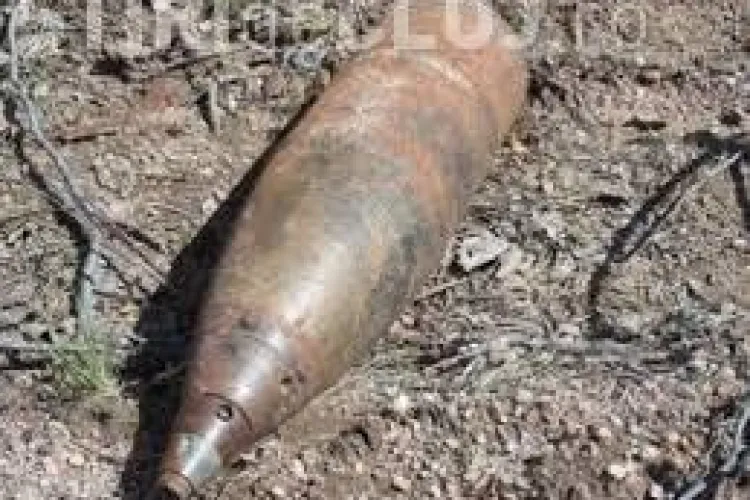 Proiectil neexplodat din perioada Războaielor Mondiale, descoperit la Cluj