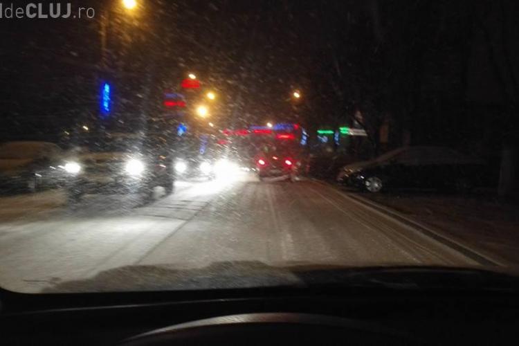 Iarna a luat Clujul pe nepregătite - FOTO