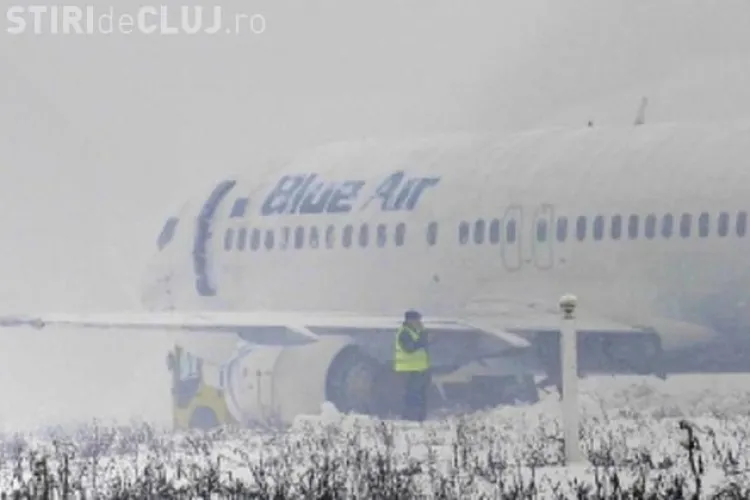 Emil Boc a spus că avionul Blue Air a ieșit de pe pistă din ”greșeala pilotului” - VIDEO