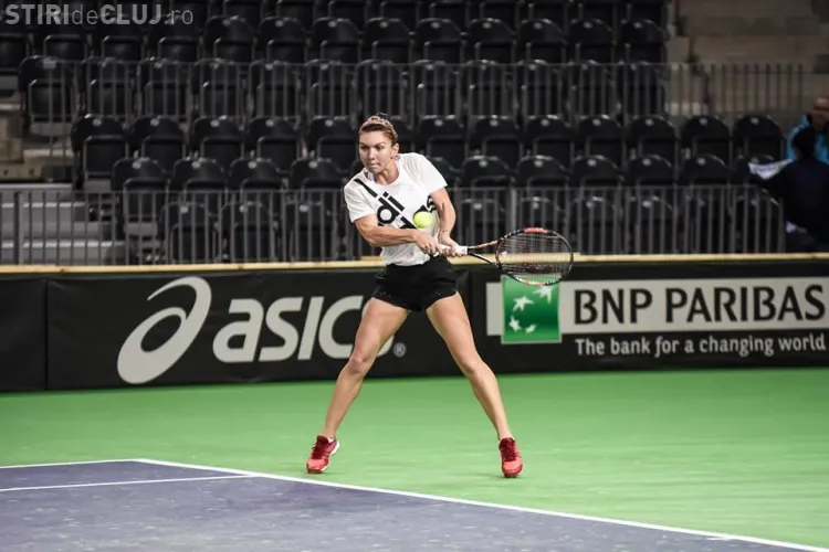 Acces liber la antrenamentul Simonei Halep