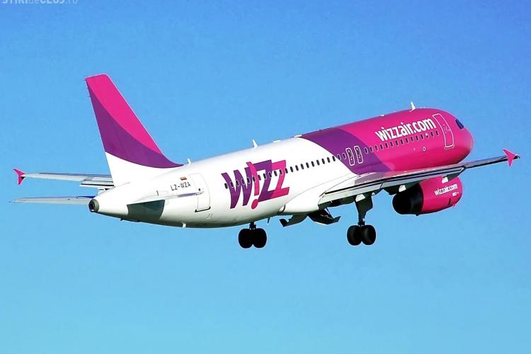 Trei aeronave ale Wizz Air survolează Clujul aşteptând să aterizeze - Ora 14.00