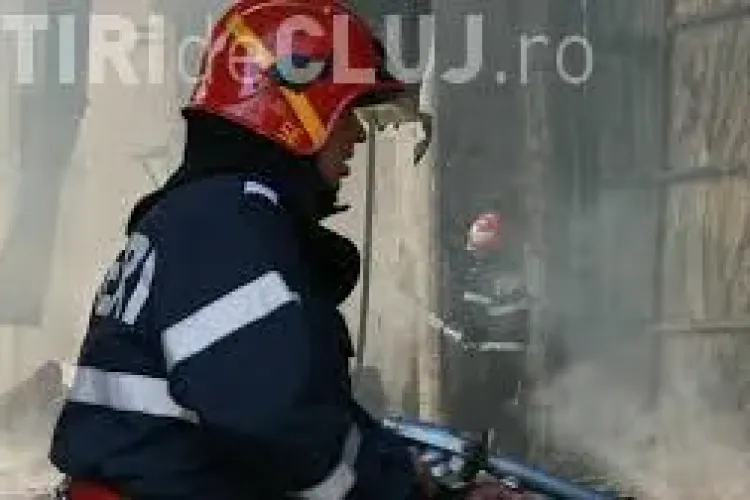 Incendiu pe strada Cetății, în Florești 