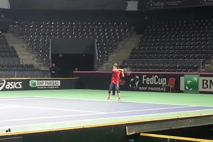 Simona Halep s-a antrenat la Cluj - FOTO