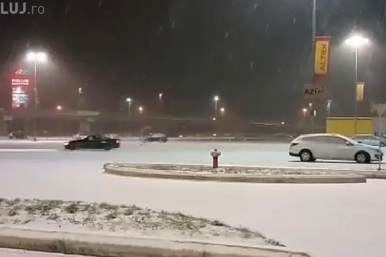 Razie în trafic la Florești. Ce au pățit ”șmecherașii” prinși făcând drifturi în parcarea de la Polus