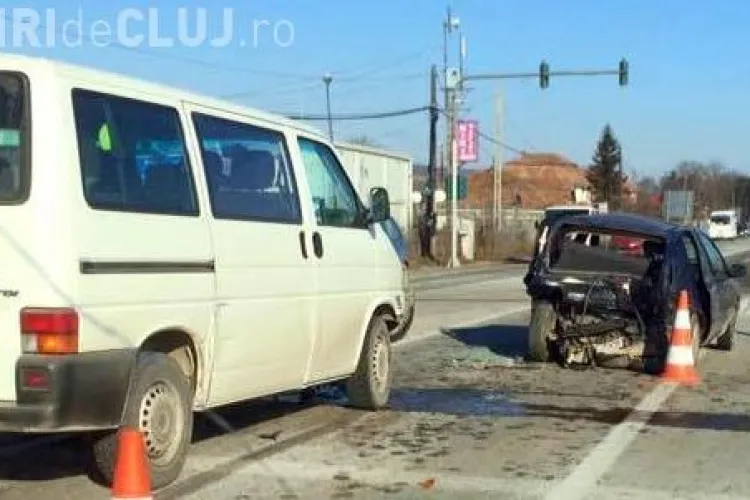Accident la Jucu. O femeie a fost rănită la intrare în parcul industrial - FOTO