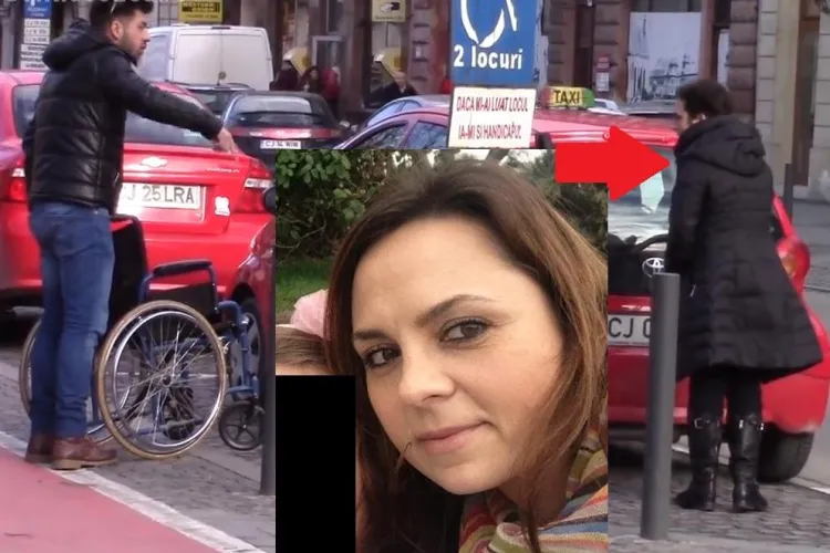 O avocată din Cluj, șoția unui ȘEF de la Orange, a SFIDAT după ce a parcat pe locul de handicap: ”Așa și...”