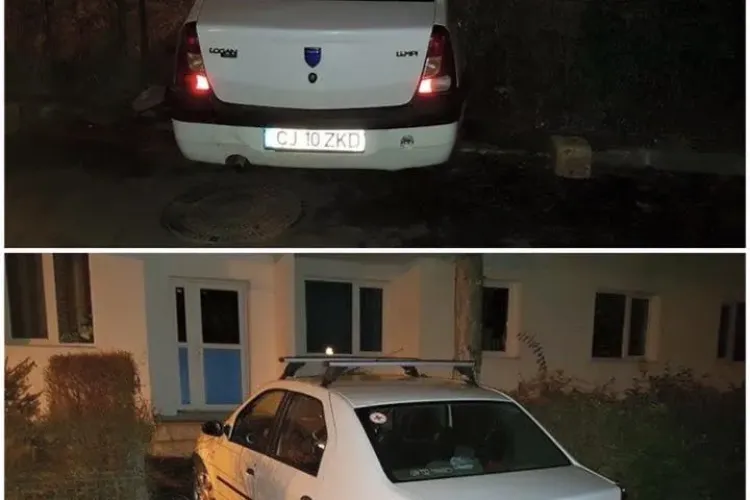 A parcat în ușa blocului spre disperarea locatarilor - FOTO