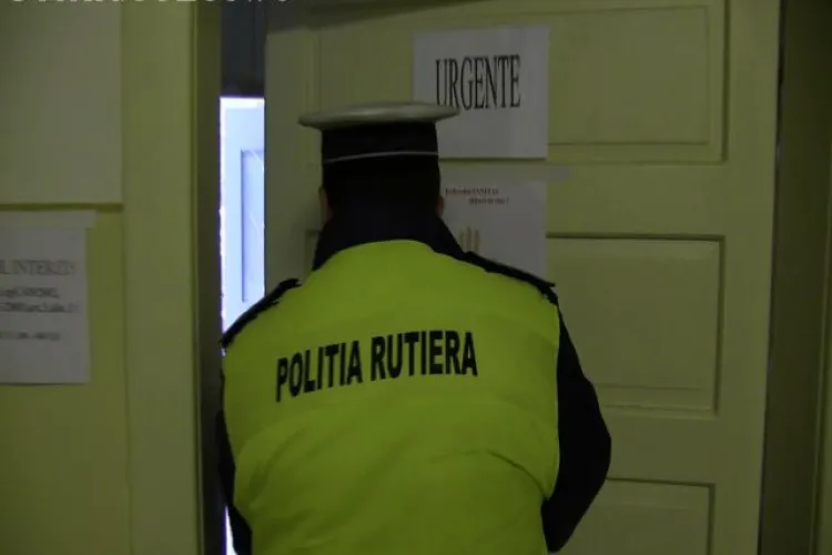 Un șofer beat a făcut scandal MONSTRU la spitalul din Dej. Polițiștii l-au încătușat VIDEO