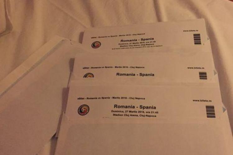 Bișnițarii vând bilete la România - Spania cu 1.400 de lei