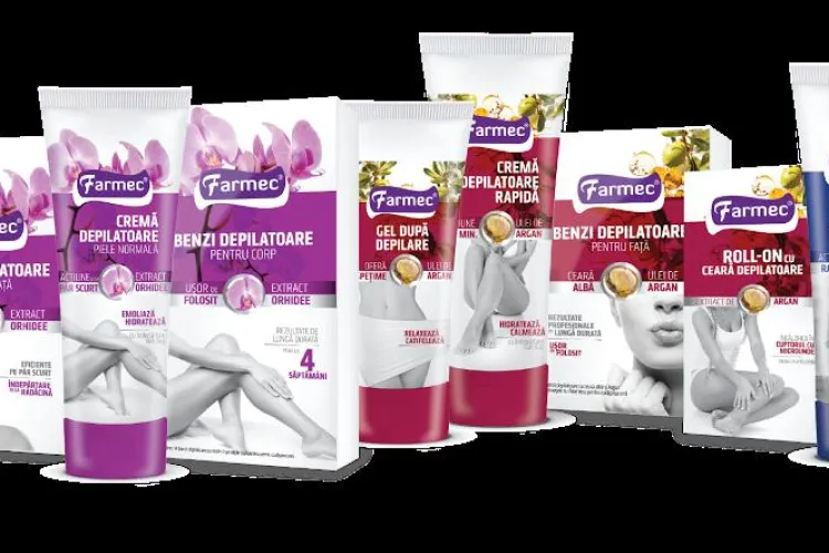 O piele fină în doar trei minute cu noile produse depilatoare de la Farmec (P)