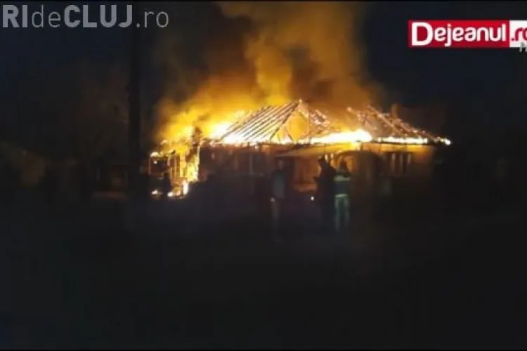 CLUJ: Pompieri aproape luați la bătaie de săteni pentru că au ajuns târziu la un incendiu VIDEO
