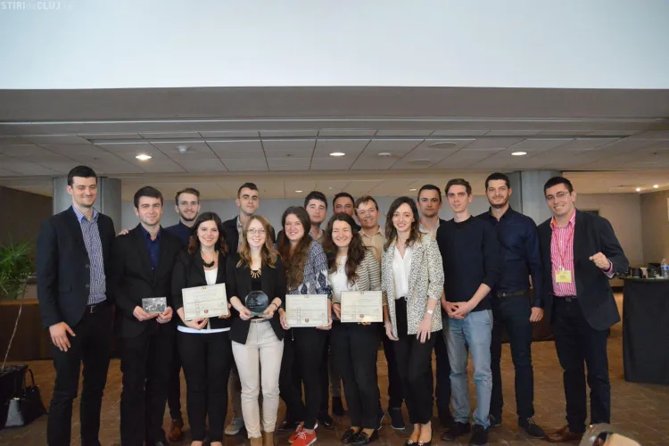 O echipă de studenți de la Cluj a luat locul I în cadrul Concursului de Design Seismic din San Francisco FOTO/VIDEO