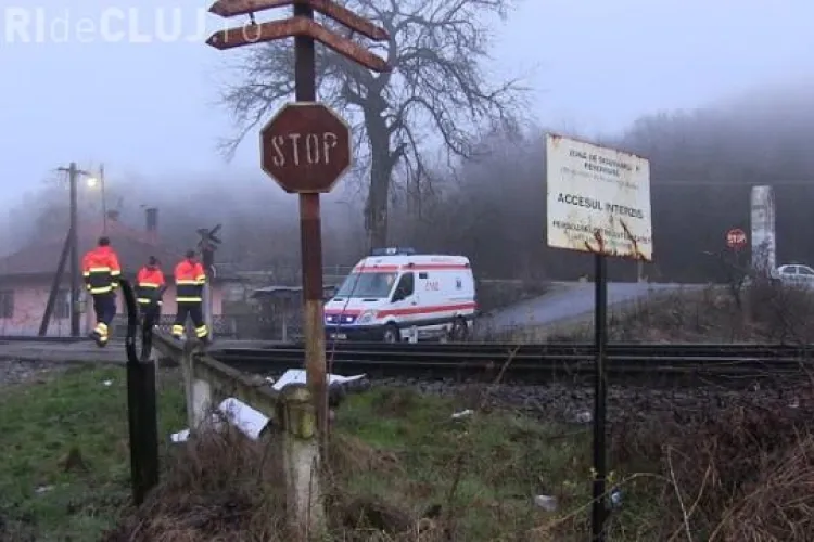 Bărbat spulberat de tren la ieșire din Cluj. A murit pe loc VIDEO