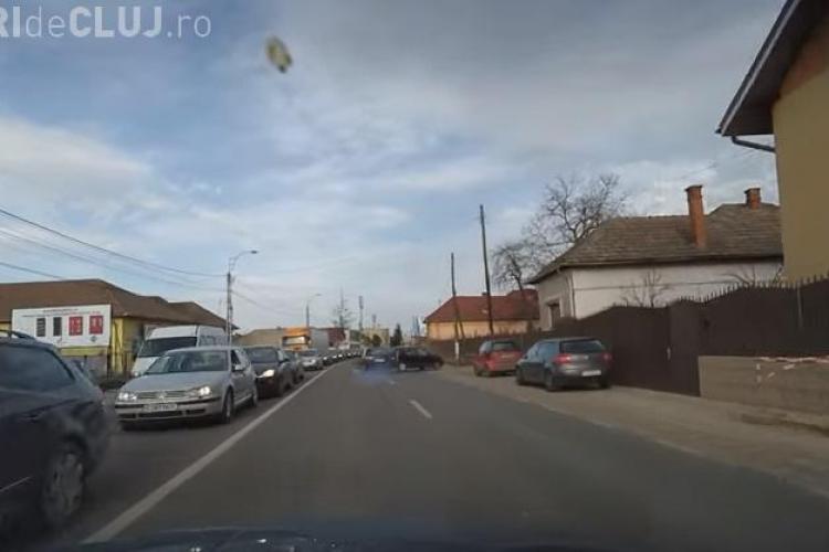 Un șofer era să fie SPULBERAT în Florești! Priviți coada de mașini și ce face acest ȘOFER - VIDEO
