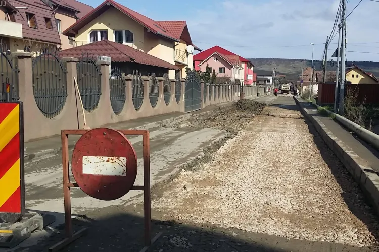 Strada Cetății din Florești va fi terminată în mai puțin de 2 săptămâni. Ce drum AJUTĂTOR există