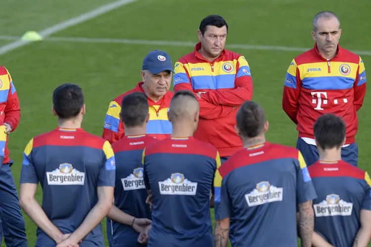 Anghel Iordănescu a mutat antrenamentul naționalei în Gruia