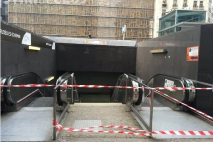 Explozie și la METROUL din Bruxelles - VIDEO