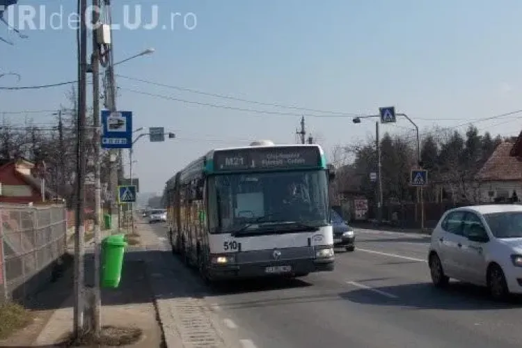 Autobuzul M21 revine în Florești pe strada Cetății