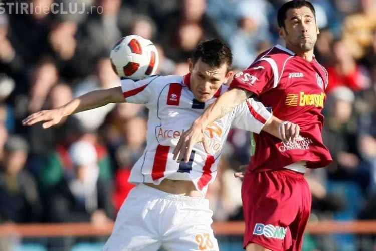Otelul Galati - CFR Cluj: un meci nebun cu doua goluri si trei eliminati! - REZUMAT VIDEO