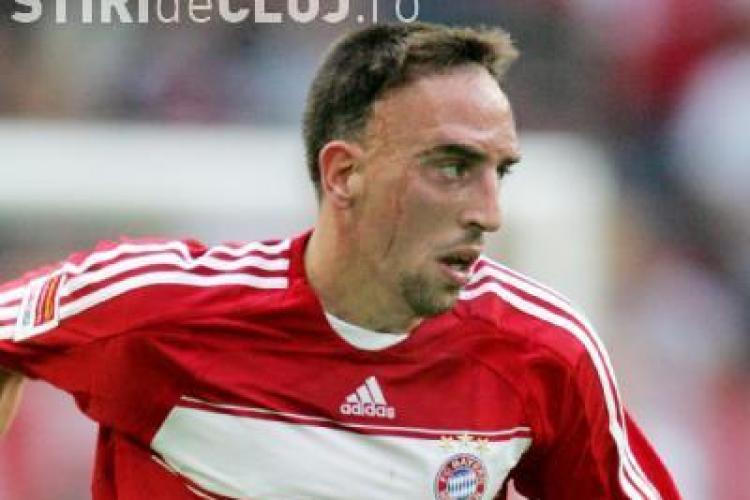 Vesti bune pentru CFR: Mijlocasul lui Bayern, Frank Ribery, nu va juca nici la Cluj
