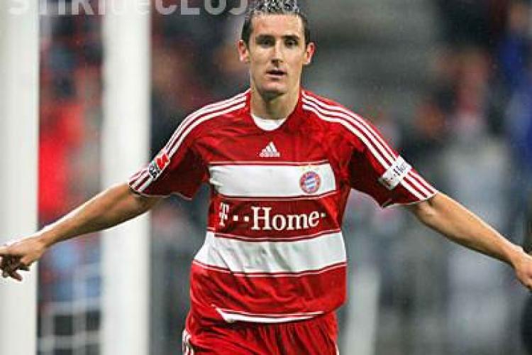 Dupa Ribery, si Klose, atacantul lui Bayern, va lipsi din meciul de la Cluj