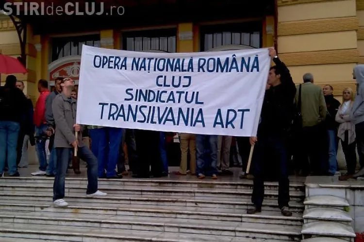 Greva generala de la Opera Romana din Cluj a durat numai 2 ore! Artistii sunt in greva japoneza acum