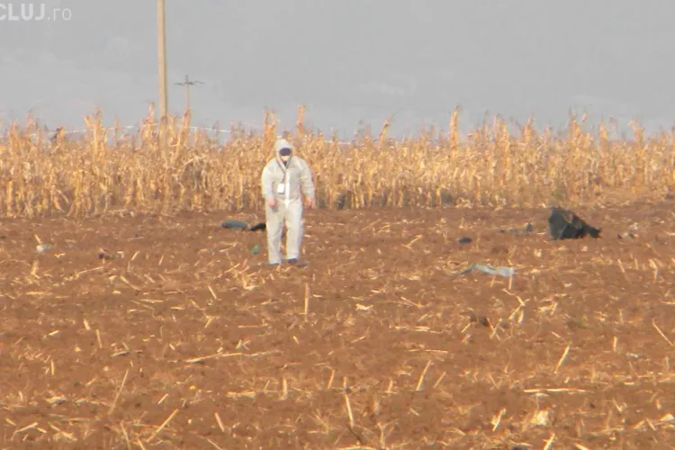 Ramasitele celor doi piloti morti la Campia Turzii au ajuns la IML Cluj- VIDEO