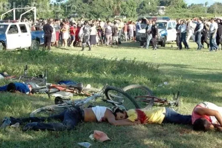 14 oameni omorati in Honduras la un meci de fotbal FOTO / Imagini socante