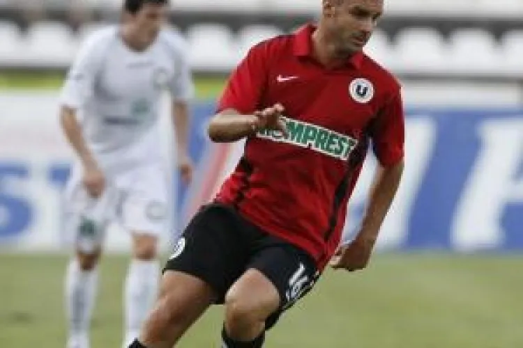 Roberto Delgado, de la U Cluj, sanctionat cu trei etape suspendare