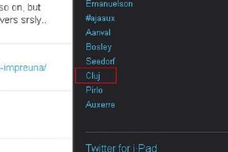 Cluj a ajuns Trending Topic pe Twitter! Meciul CFR - Bayern a facut mai mult decat frunza lui Udrea - FOTO