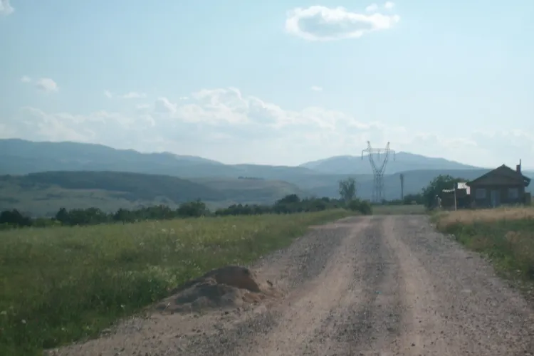Centura de macadam de la Florești în Grigorescu, asfaltată în acest an
