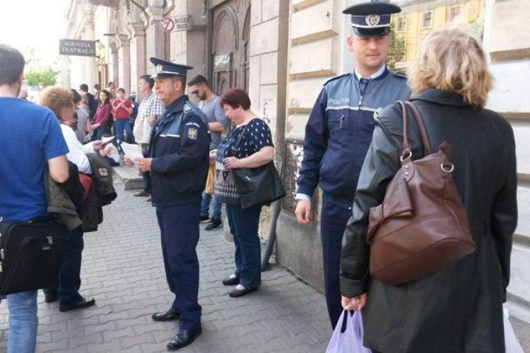 Acțiune de prevenire a furturilor din buzunare la Cluj. Care sunt recomandările polițiștilor