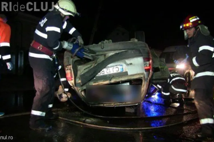 Tragedie la Cluj, în noaptea de Înviere. Doi tineri au murit într-un accident – VIDEO
