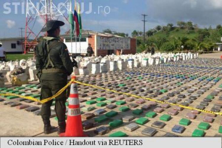A avut loc cea mai mare captură de cocaină din istoria Coumbiei. Peste opt tone de droguri au fost confiscate