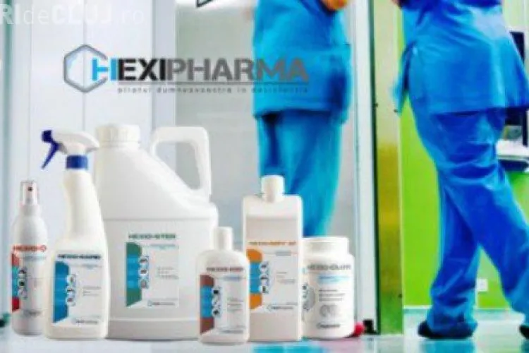 Hexi Pharma urmărită penal. Dezinfectanții erau diluați de mii de ori