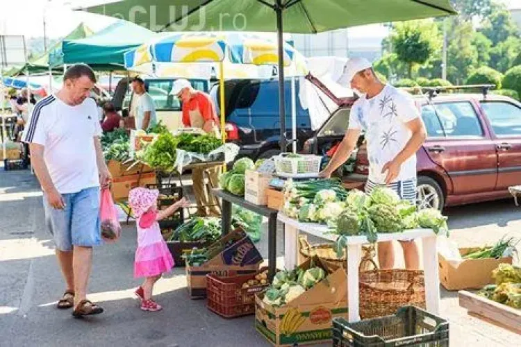 Se redeschid piețele volante din Cluj. Vezi care este programul