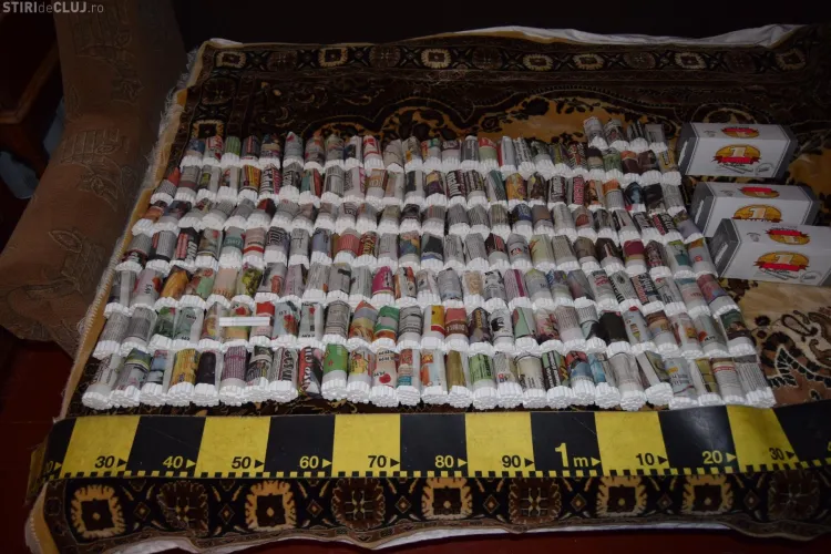 Două clujence și-au amenajat acasă o mini fabrică de confecționat țigări - FOTO