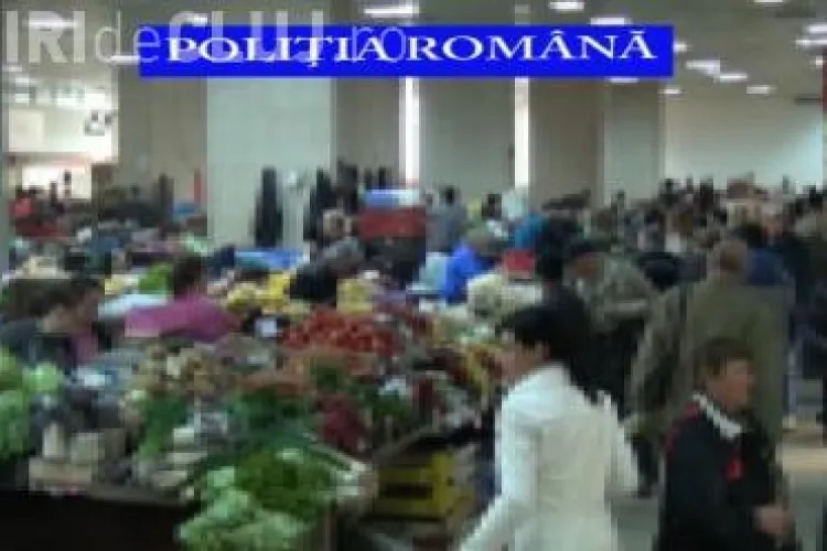 Noi razii în piețele clujene. Polițiștii au vizat în special vânzătorii de carne VIDEO
