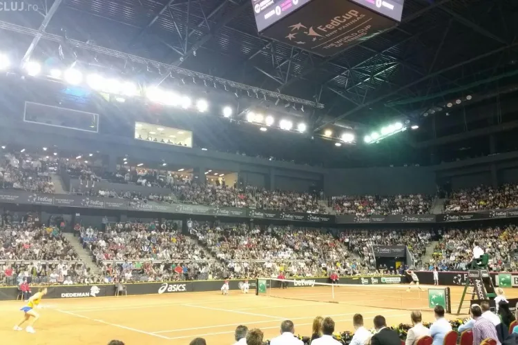 Moment SENZAȚIONAL la meciul Simonei Halep. Cum au susținut-o clujenii - VIDEO