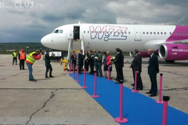 Wizz Air a prezentat un nou avion la Cluj, la împlinirea a 12 ani de activitate FOTO/VIDEO
