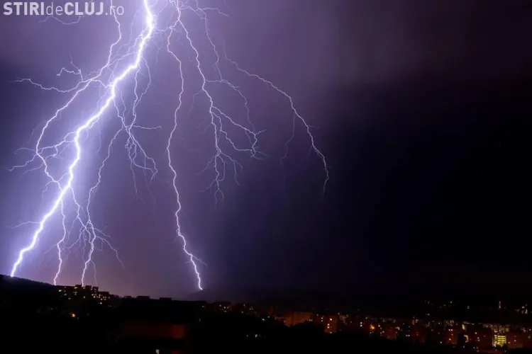 COD GALBEN de ploi la Cluj. Meteorologii au emis o avertizare