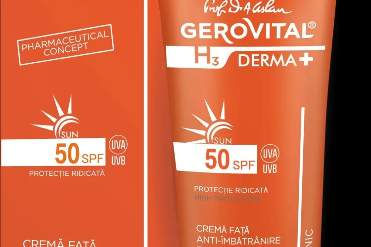 Farmec lansează două noi produse dermatocosmetice, în gama Gerovital H3 DERMA+ SUN (P)